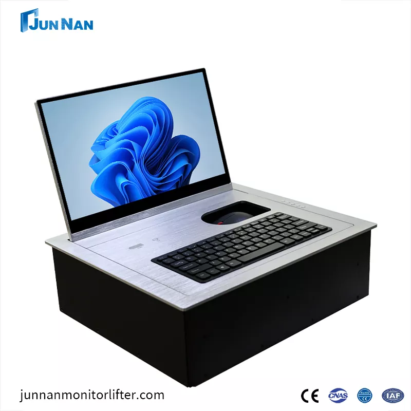 Zergatik da LCD Monitor Flip-Flop aukera adimentsuagoa hitzaldi-mahai modernoetarako?